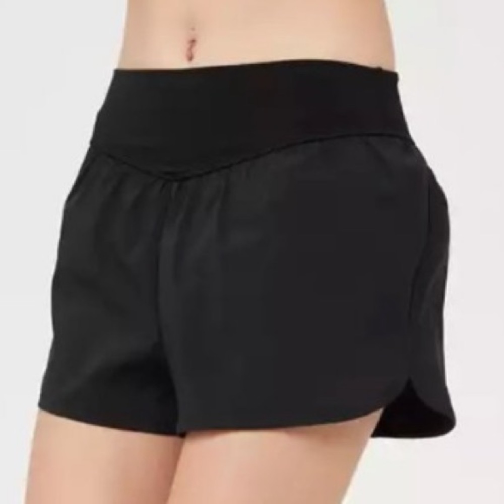 OFFLINE BY AERIE Nylon Running Short - True Black